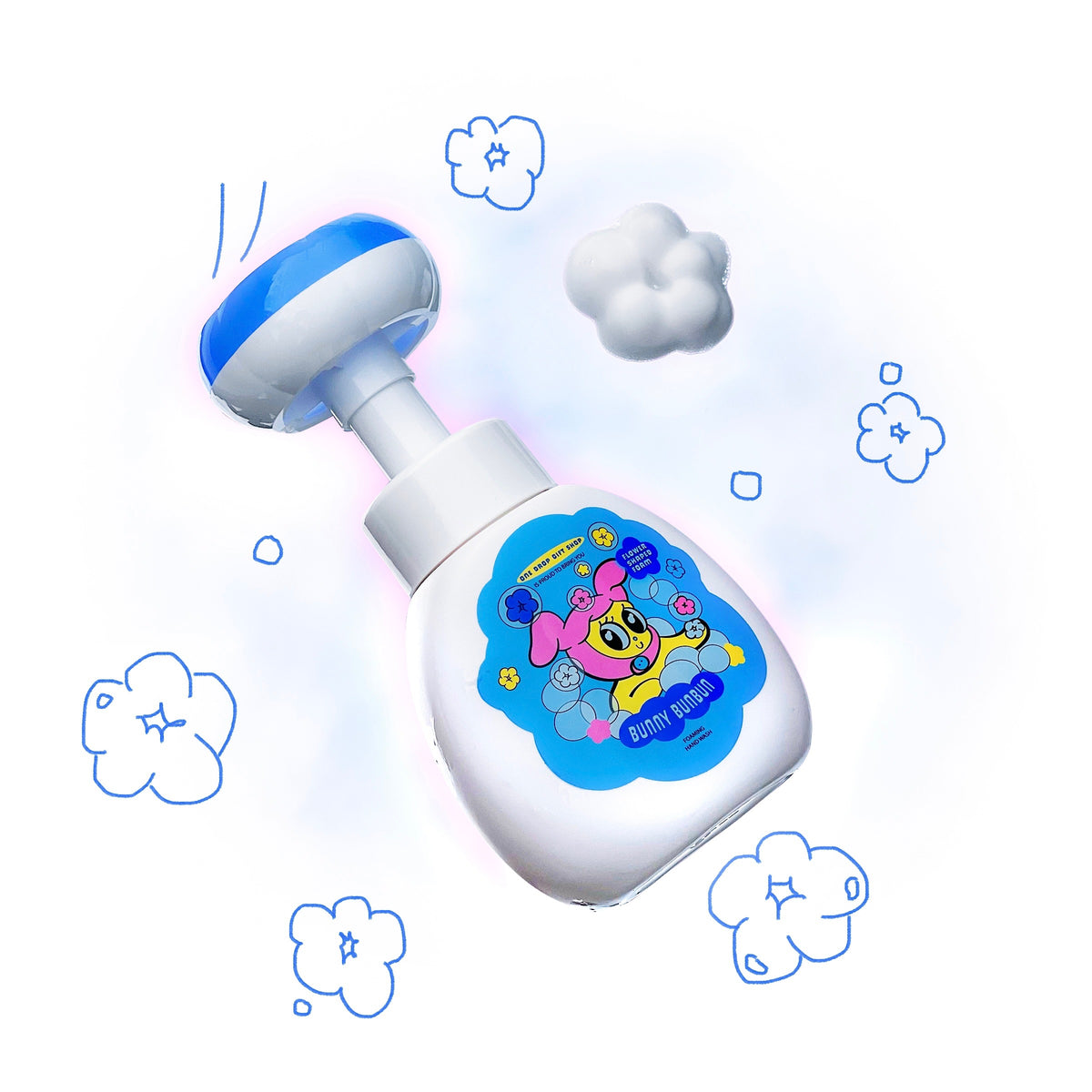 Flower Stamp Hand Soap One Drop Gift Shop